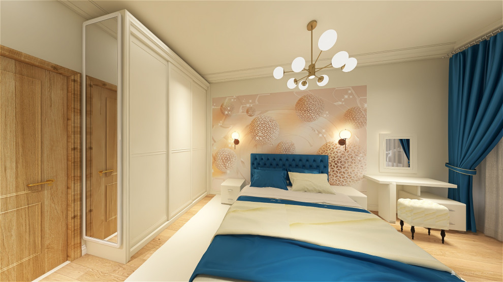 Спальня в 3 х комнатной квартире