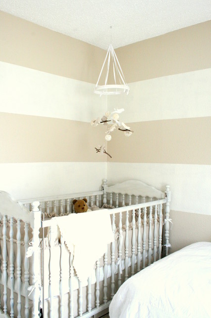 Shades Of White Baby Room Traditional Nursery Dallas By