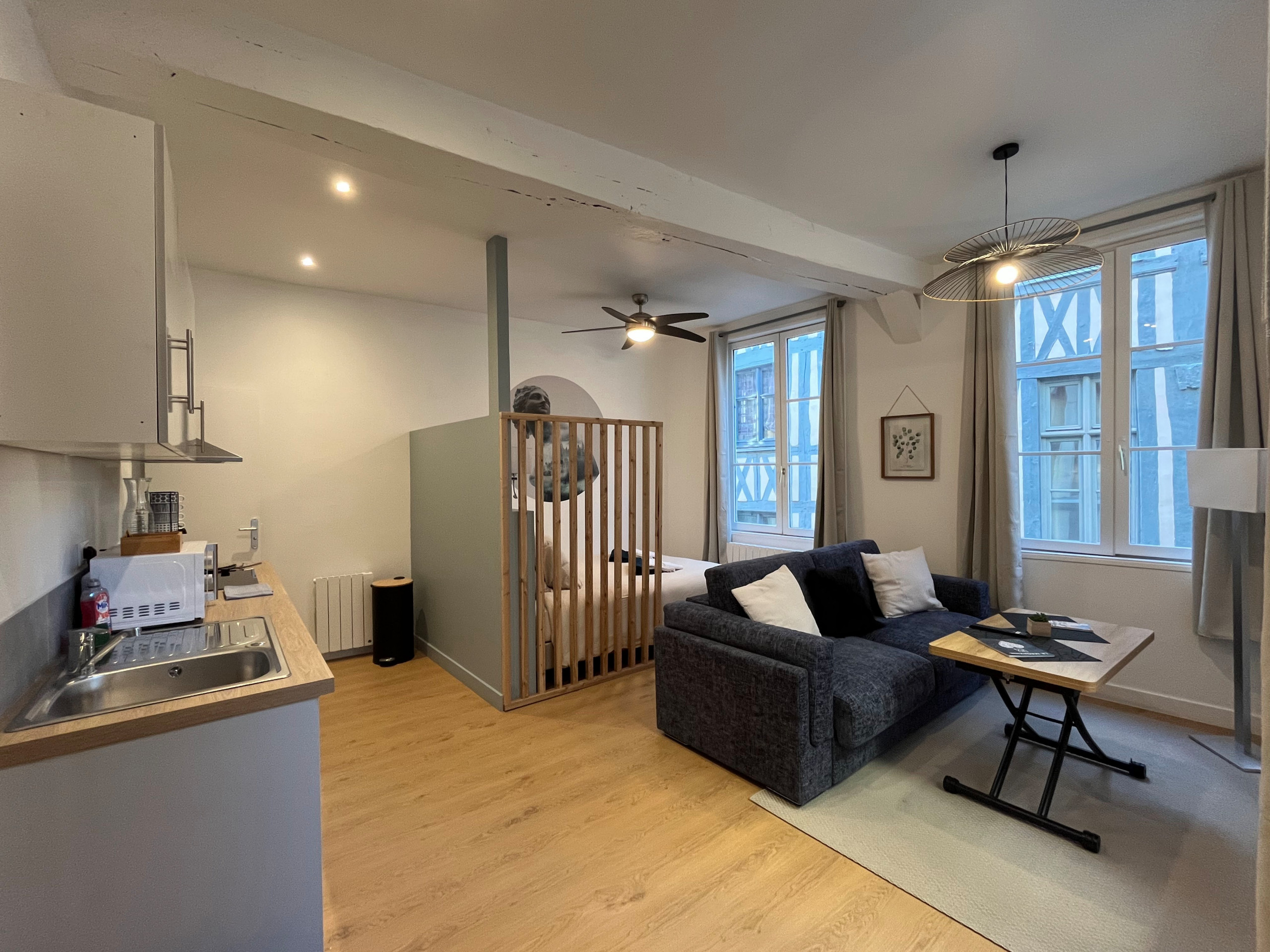 Réhabilitation d'appartements pour mise en location courte durée. Centre ville