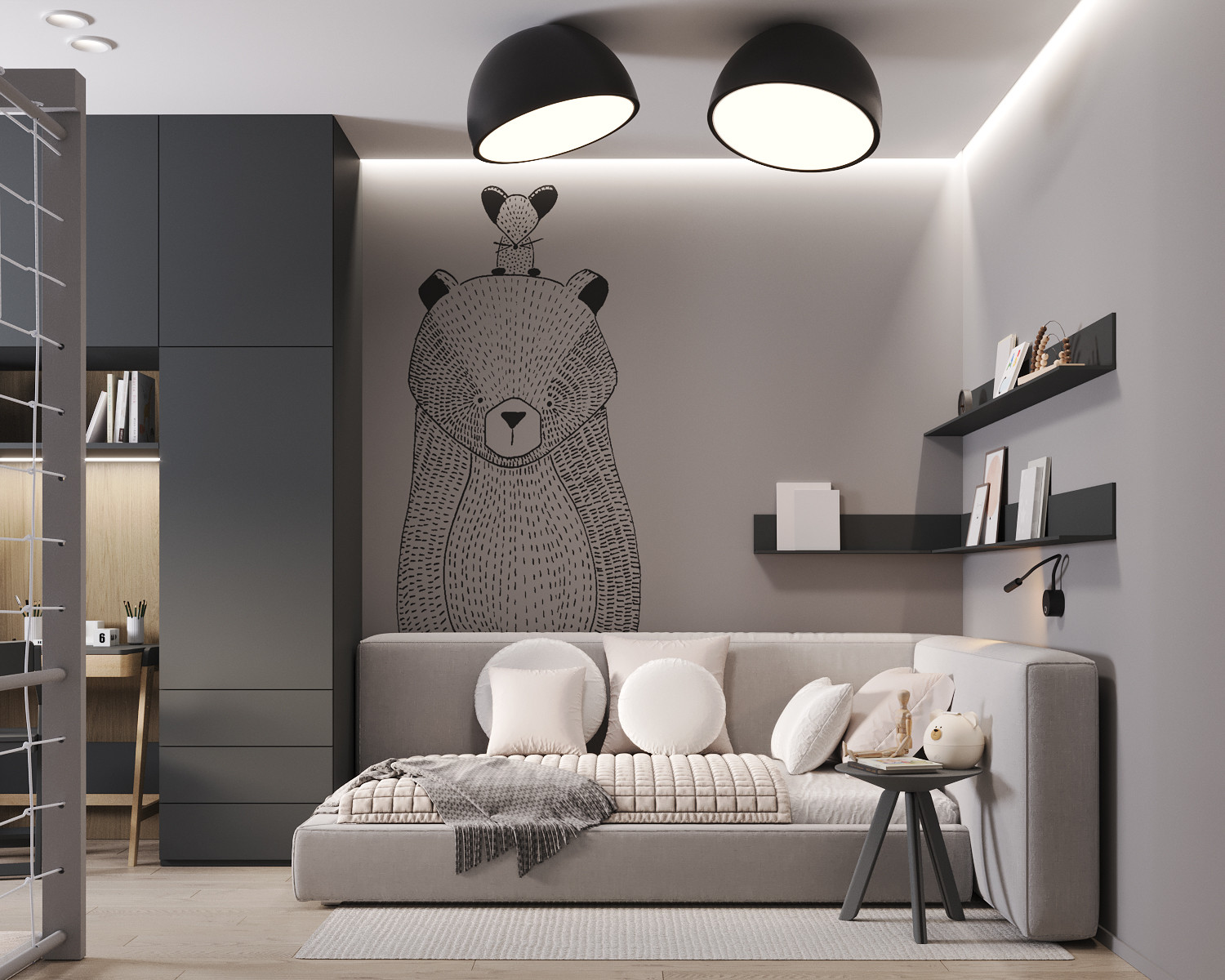 Дизайн квартиры 140м² в Красноярске, ЖК "Александровский"