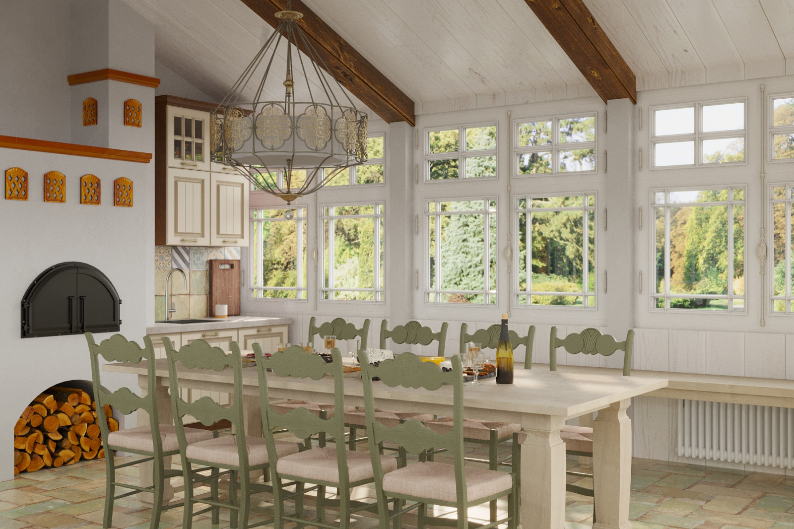 Летняя кухня на приусадебном участке