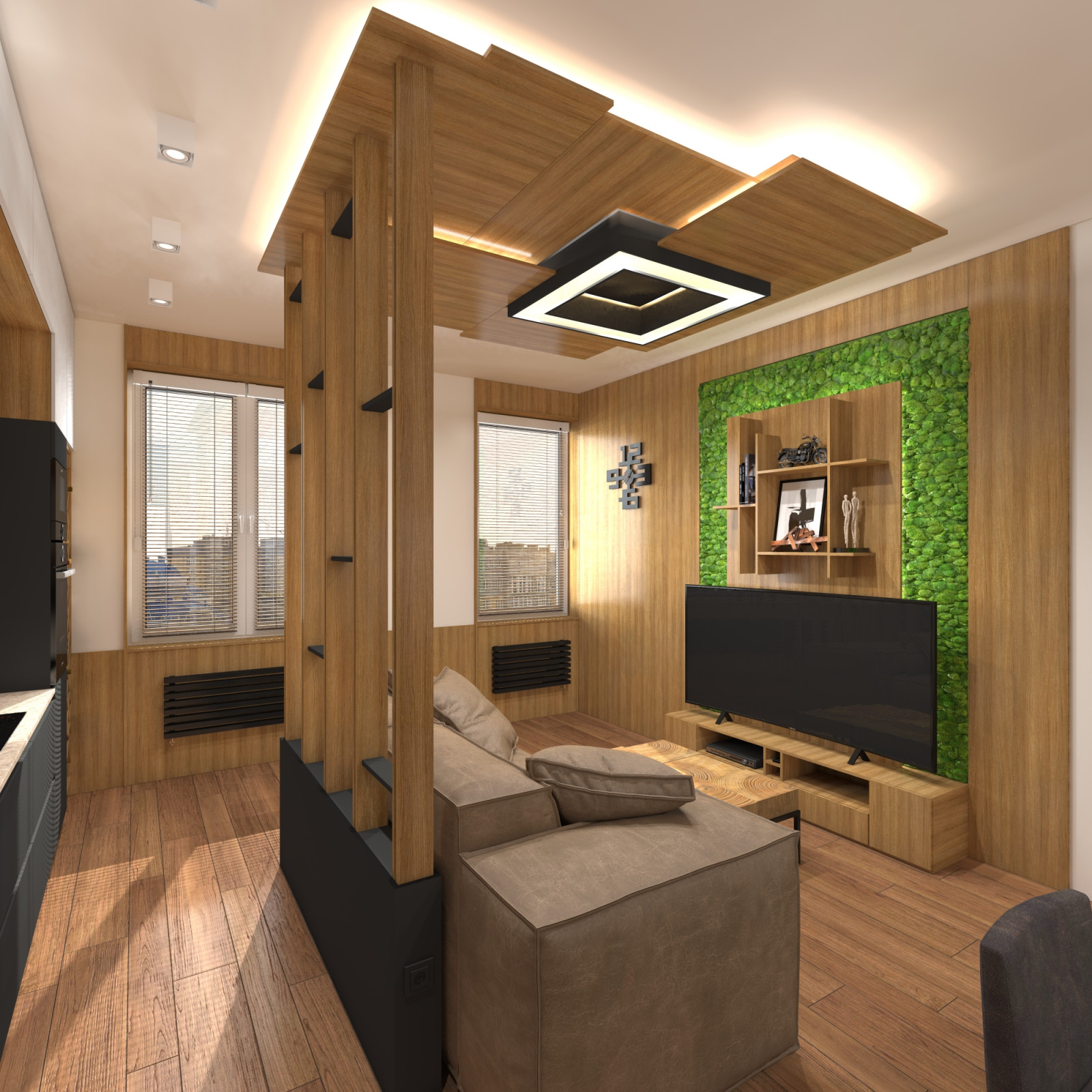 Гостиная-Кухня-Столовая