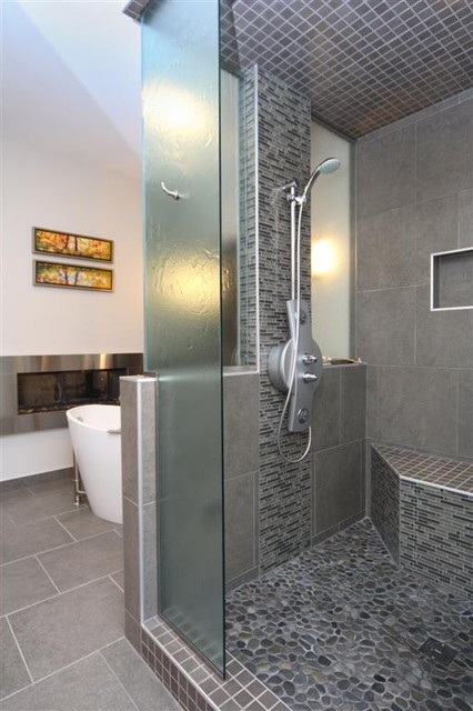 Modern Tranquility - Modern - Bathroom - Calgary - by A Collaborative ...