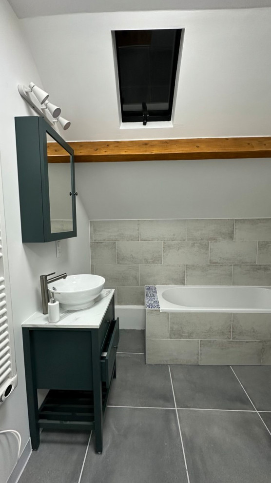 Transformation complet de greniers en espese de vie : salle de bain, WC, cuisine