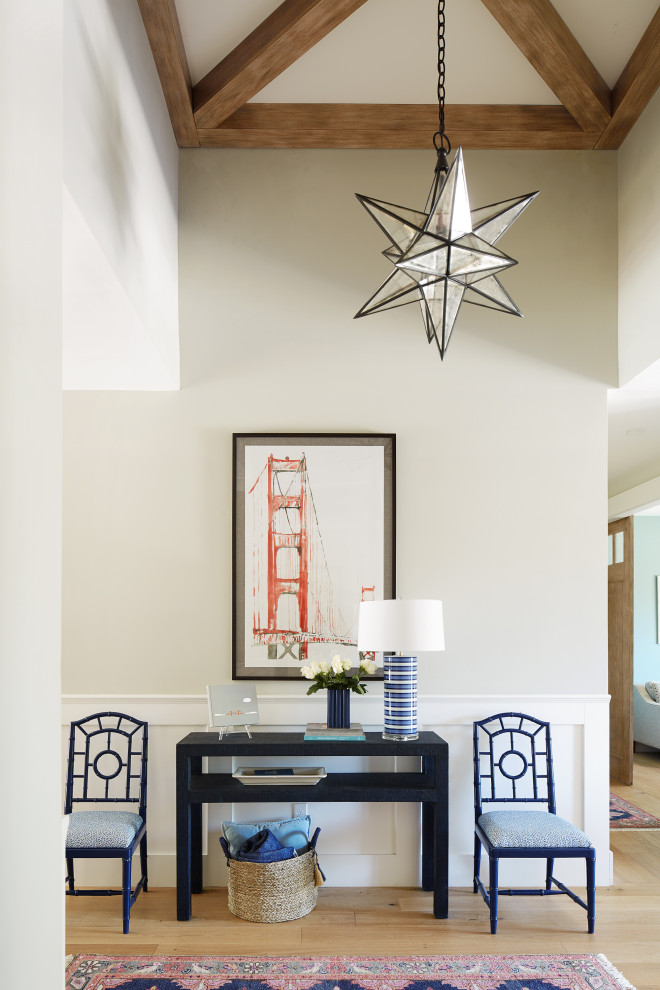 Inspiration for a transitional entryway in San Francisco.
