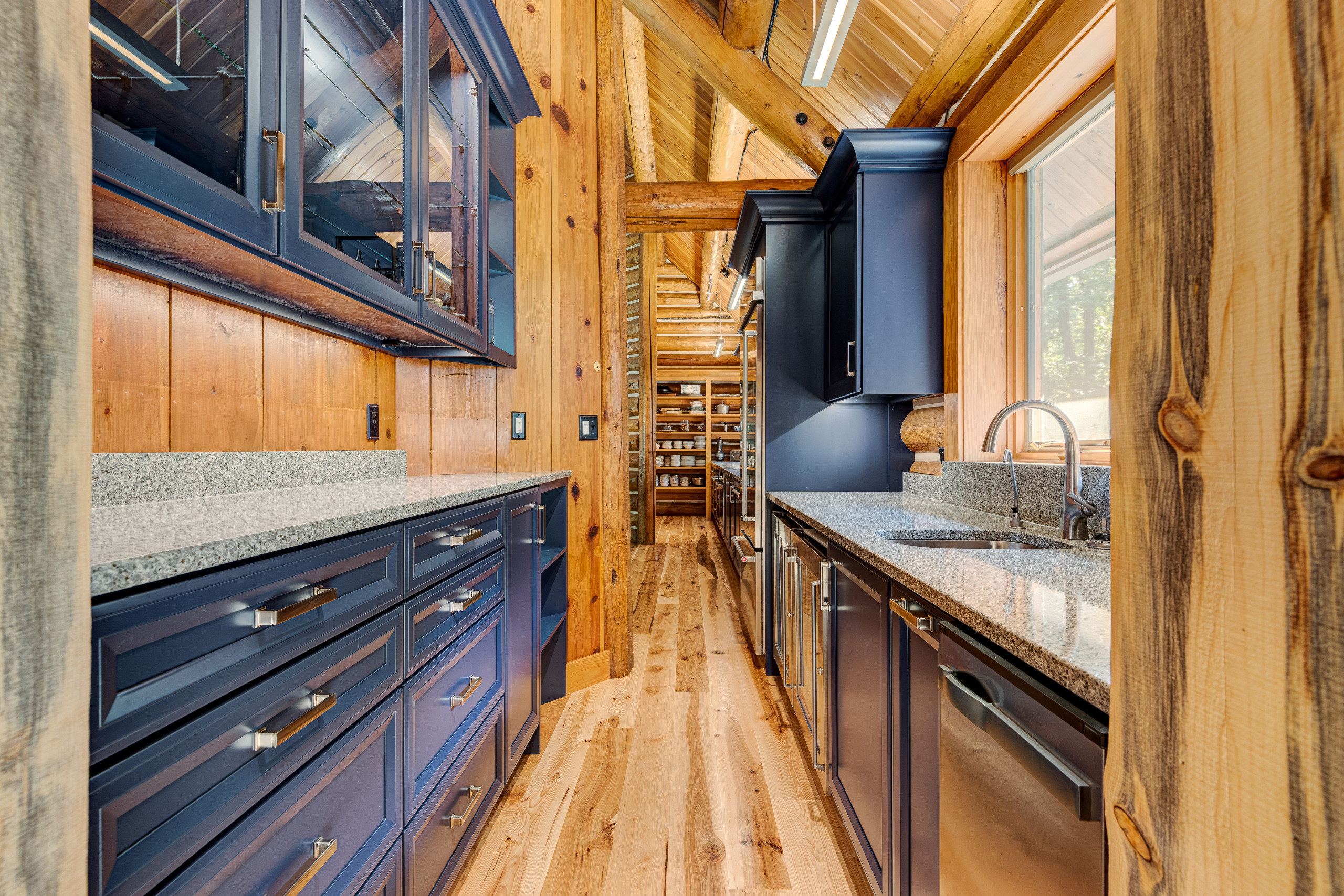 Kitchen in Log Cabin