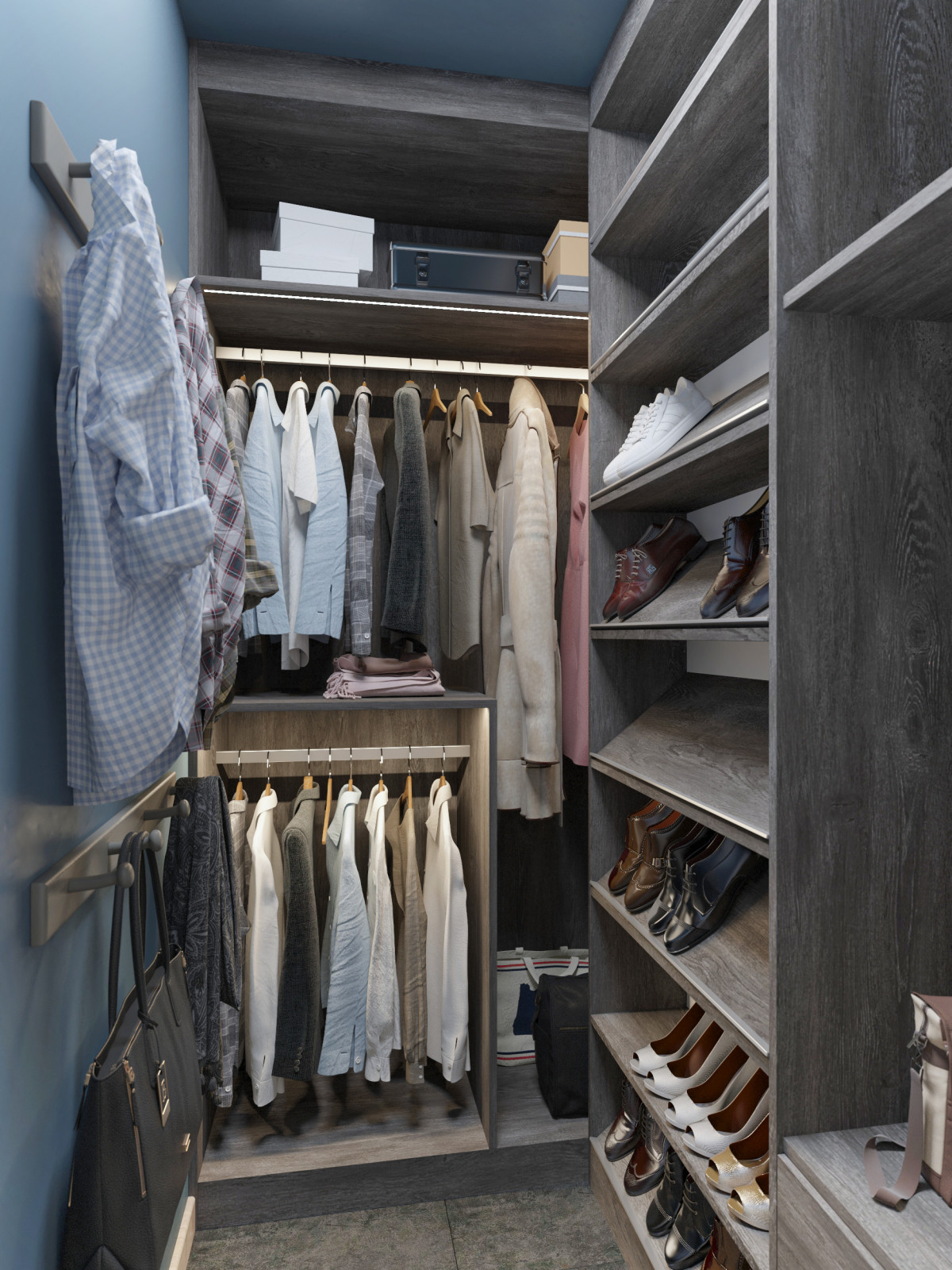 Синий для молодого человека