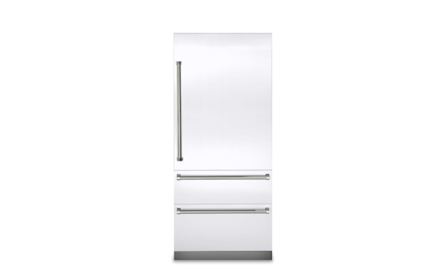 Viking 36" Counter Depth Bottom Freezer Refrigerator, White