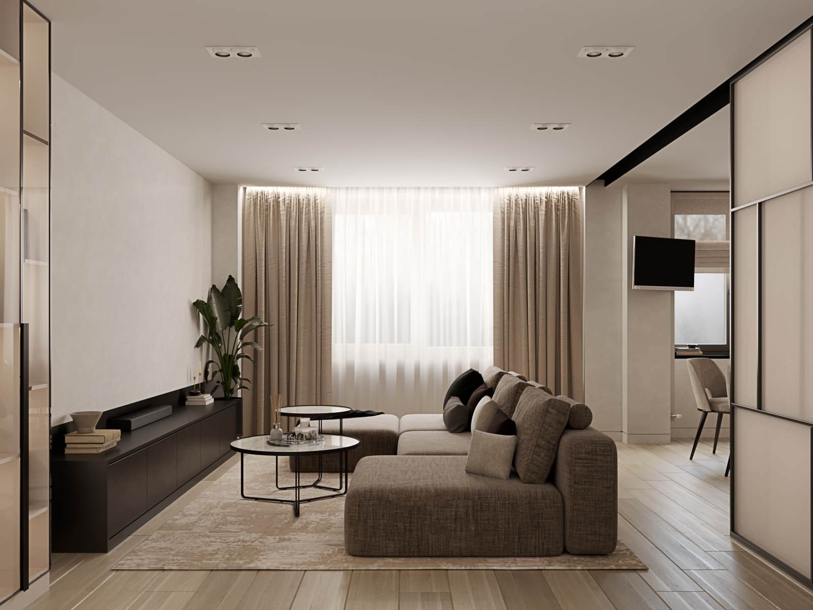 Квартира с проектором