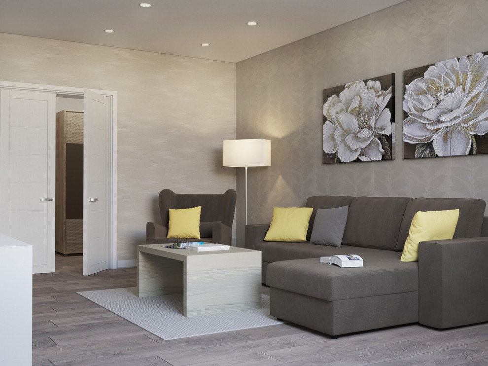 Трёхкомнатный модуль в стиле Контемпорари