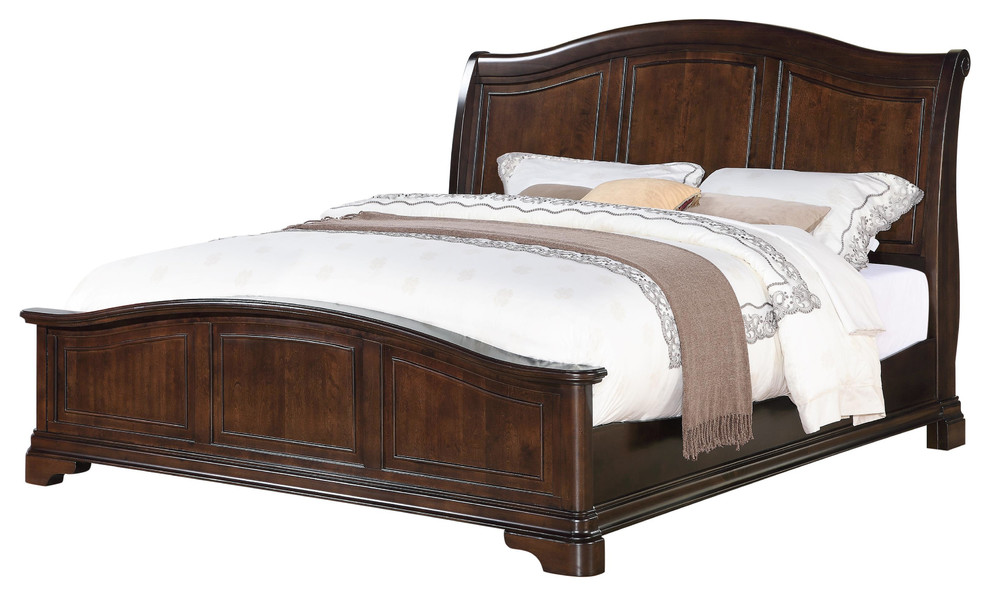 Conley King Bed Traditional Panel, Marilyn Queen Bed By Pulaski