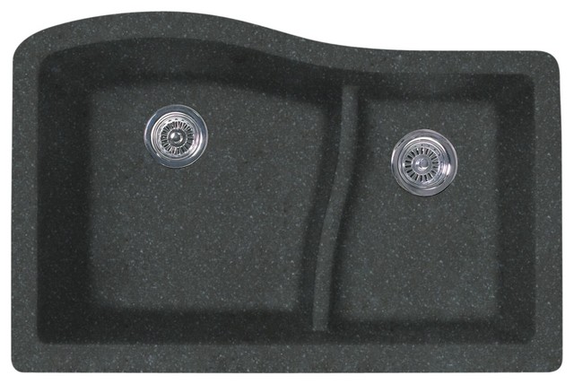 Swan 32x21x10 Granite Undermount Kitchen Sink 1 Hole Granite Undermount Kitchen Sink