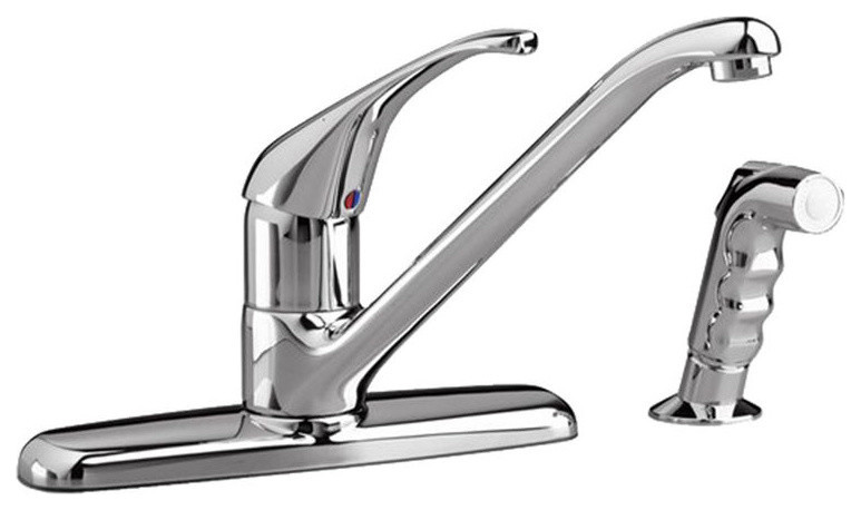 American Standard 4205001F15.002 Reliant+ Swivel Spout Kitchen Faucet with...