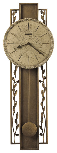 Howard Miller Wrought Iron Pendulum Wall Clock | TREVISSO WALL