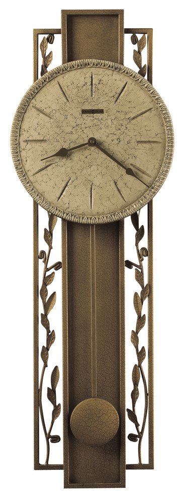 Howard Miller Wrought Iron Pendulum Wall Clock | TREVISSO WALL