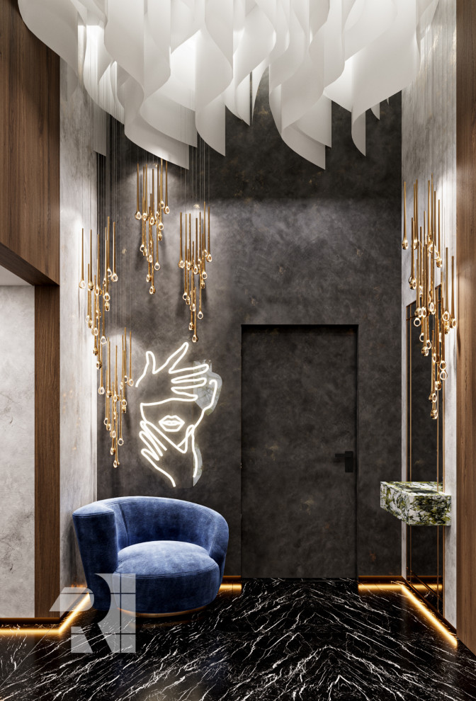 Дизайн салона красоты в стиле современный ар-деко