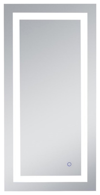 Elegant Decor Helios 30" x 18" Hardwired LED Bathroom Mirror with Touch ...