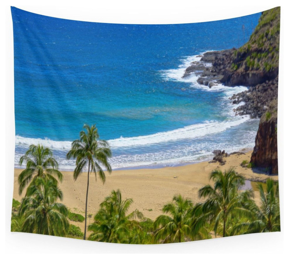 Society6 Hawaiian Beach Wall Tapestry Medium 68 X80
