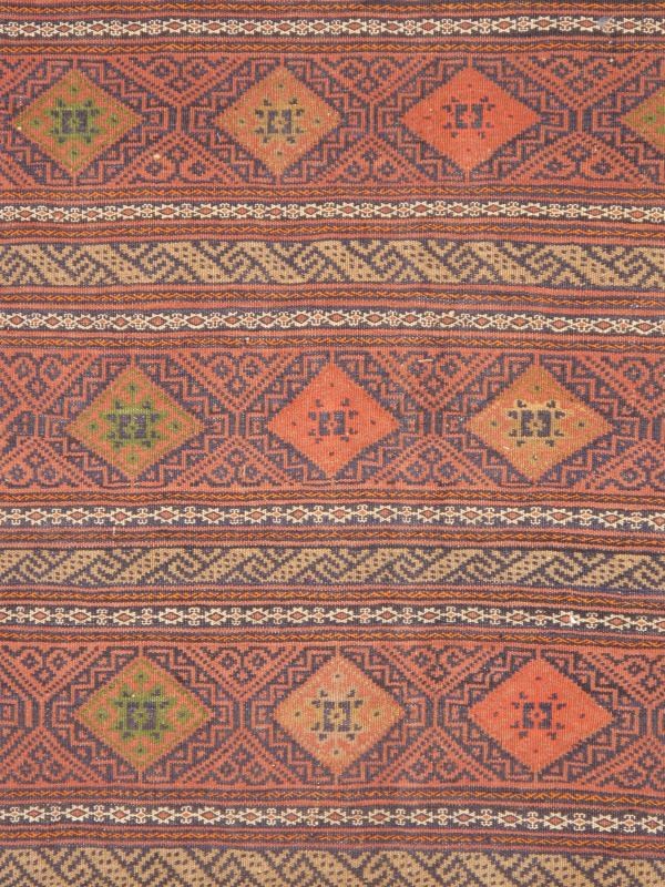 Flat-weave Shiravan Sumak Pink Wool Sumak 4'9" x 7'5"