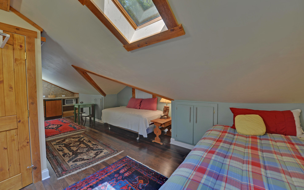 Example of an arts and crafts bedroom design in Atlanta