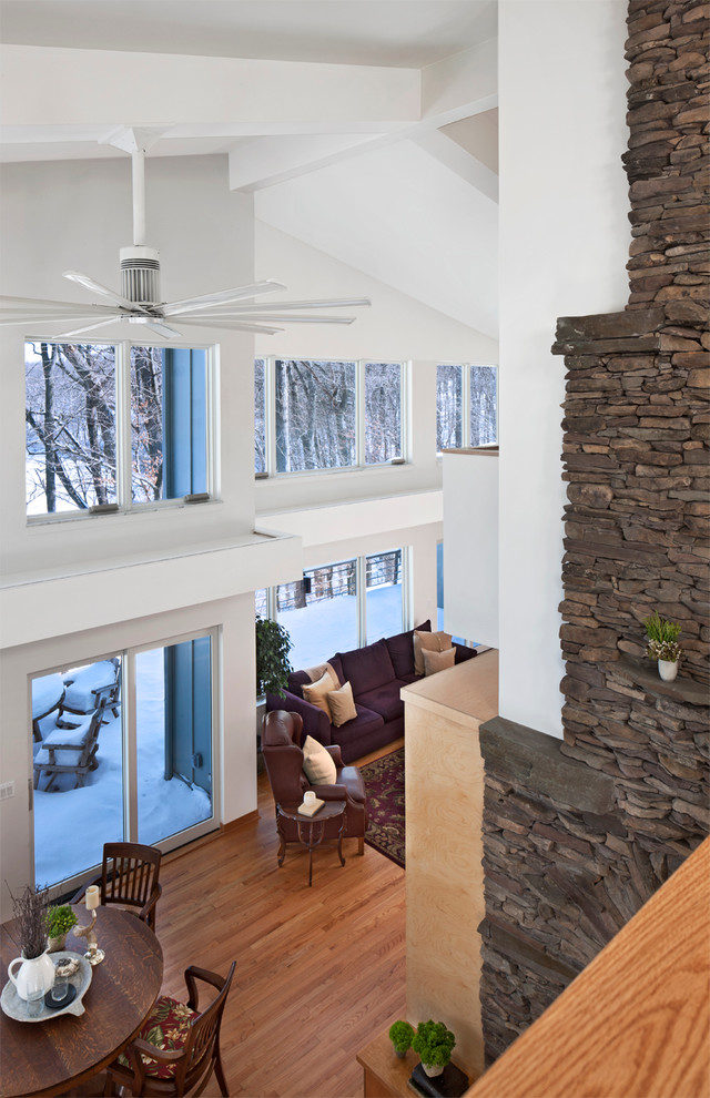 Trendy family room photo in Other