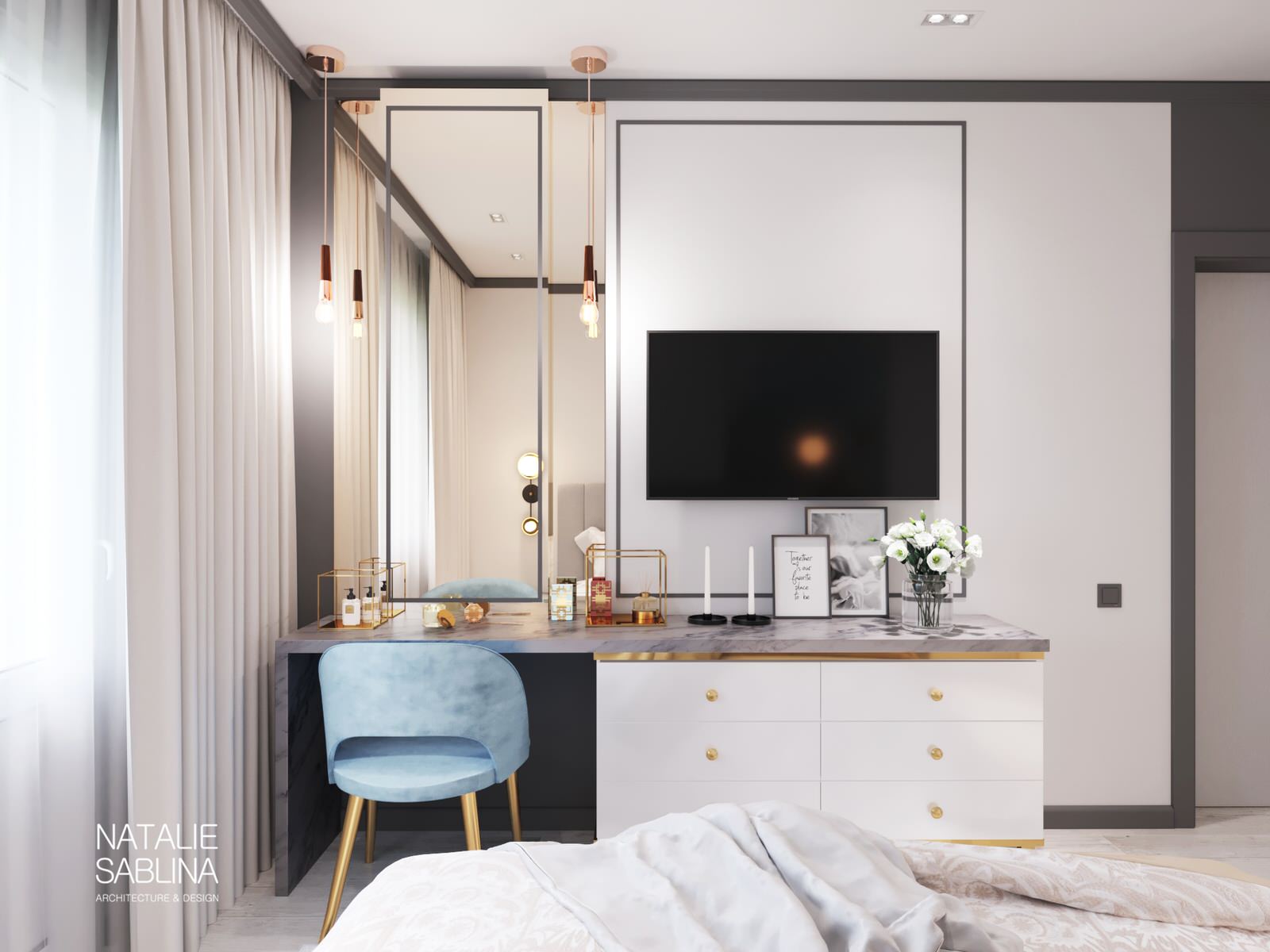 Квартира на Дальней 4   #KristalGrey_NSDesign