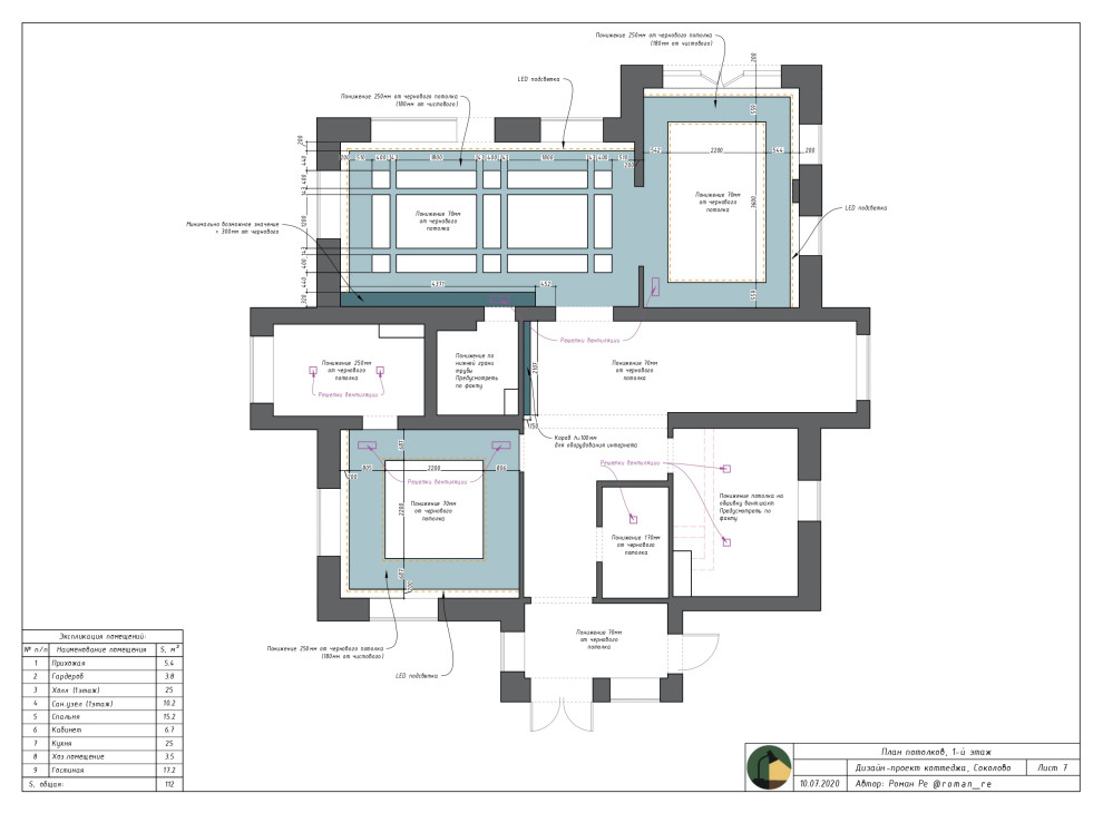 Пример дизайн-проект квартиры