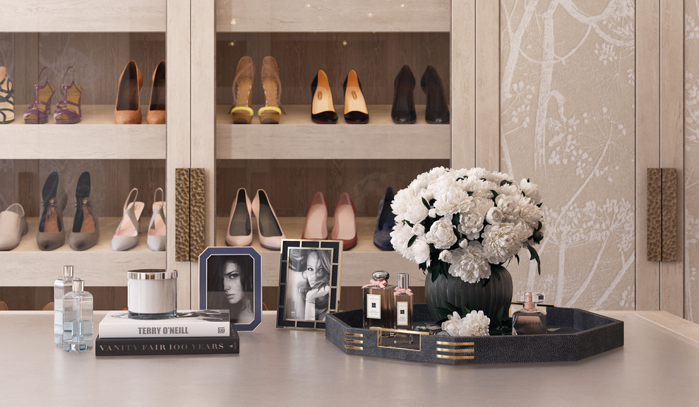 Dressing room in a residential house