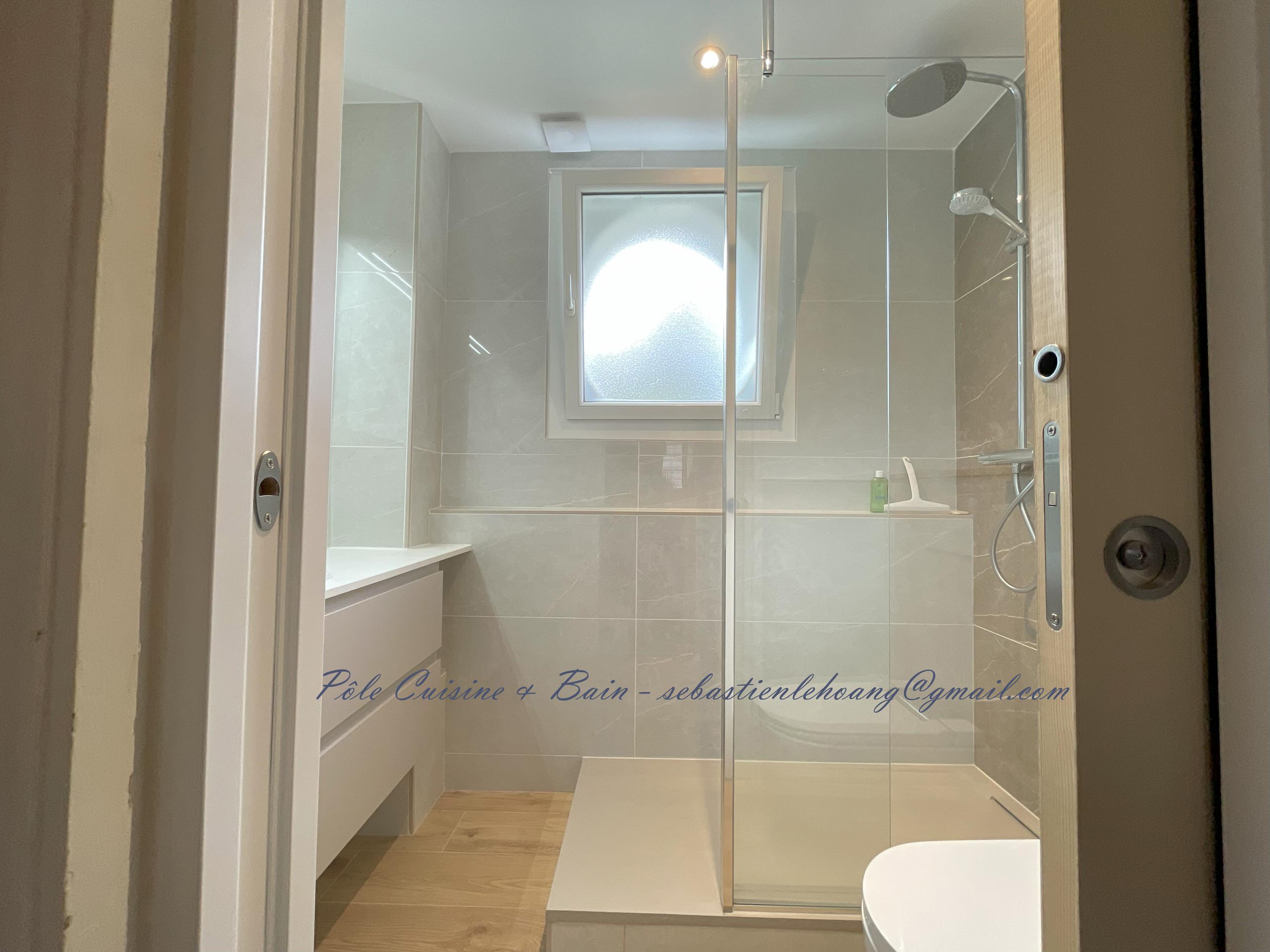 Salle de bain devenue salle d'eau