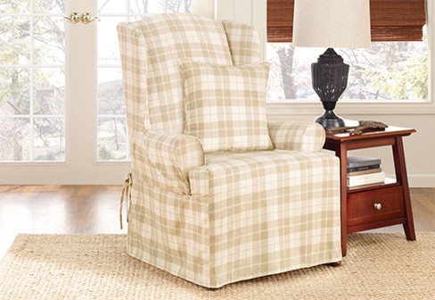 Surefit wing chair slipcover: Any thoughts?