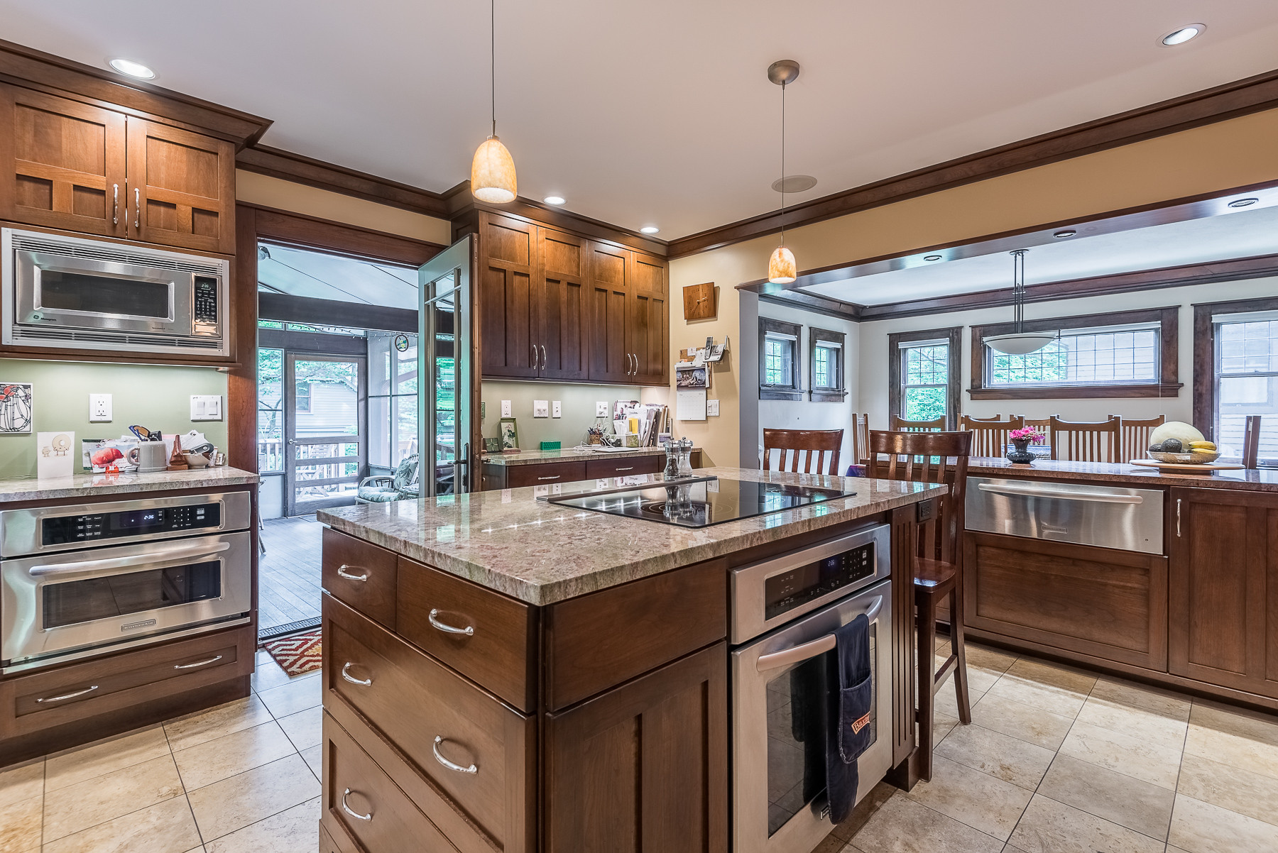 Remodeled Craftsman Kitchen Champaign