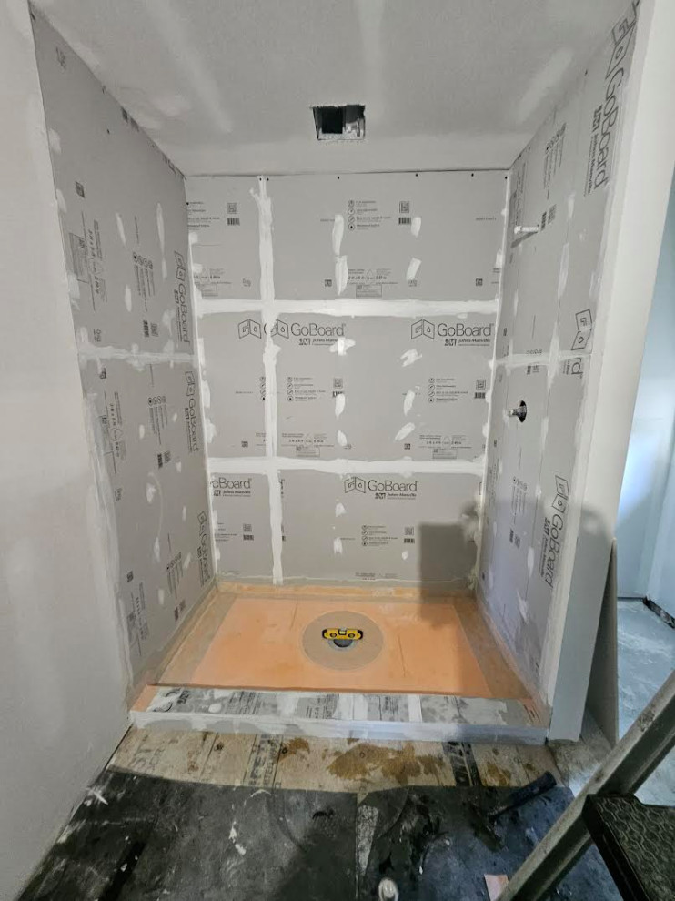 Shower Tile Installation