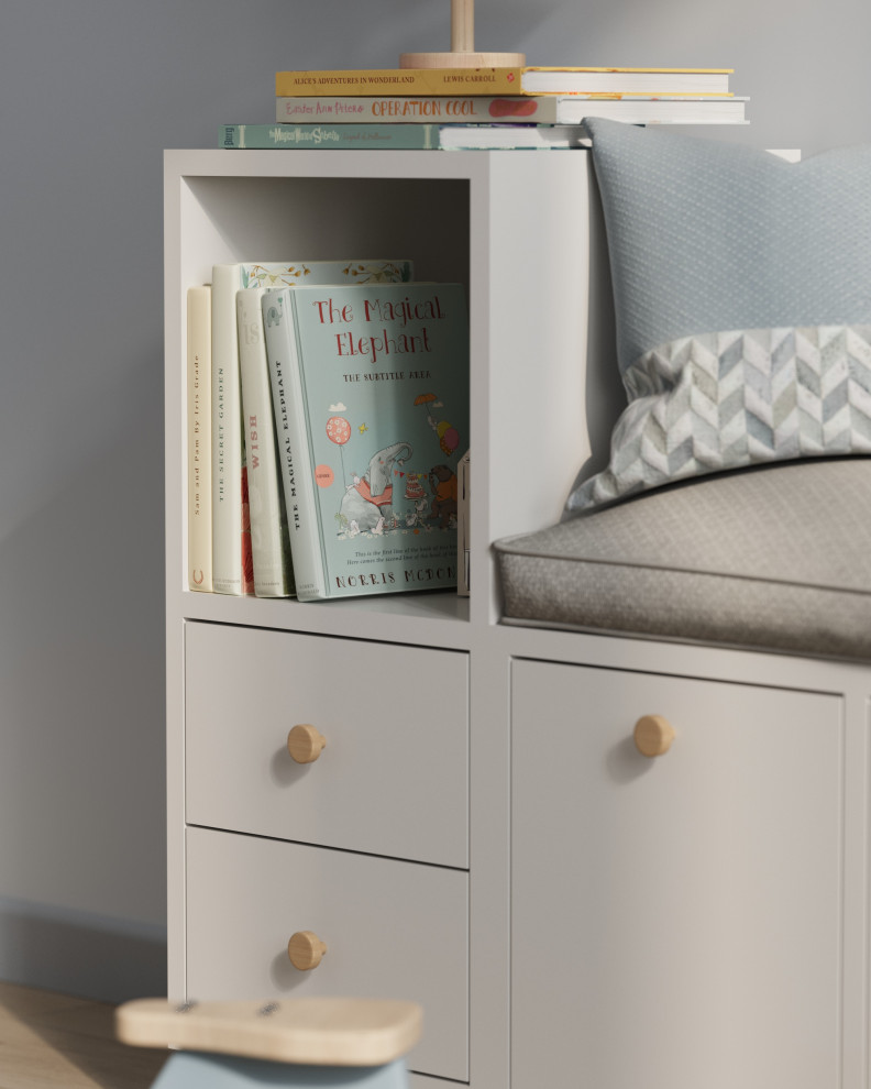 Детская комната для малыша в  постельных комнатах из проекта Дом в п.Княжий