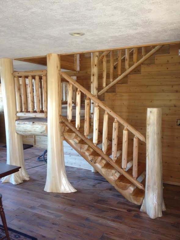Staircase - rustic staircase idea