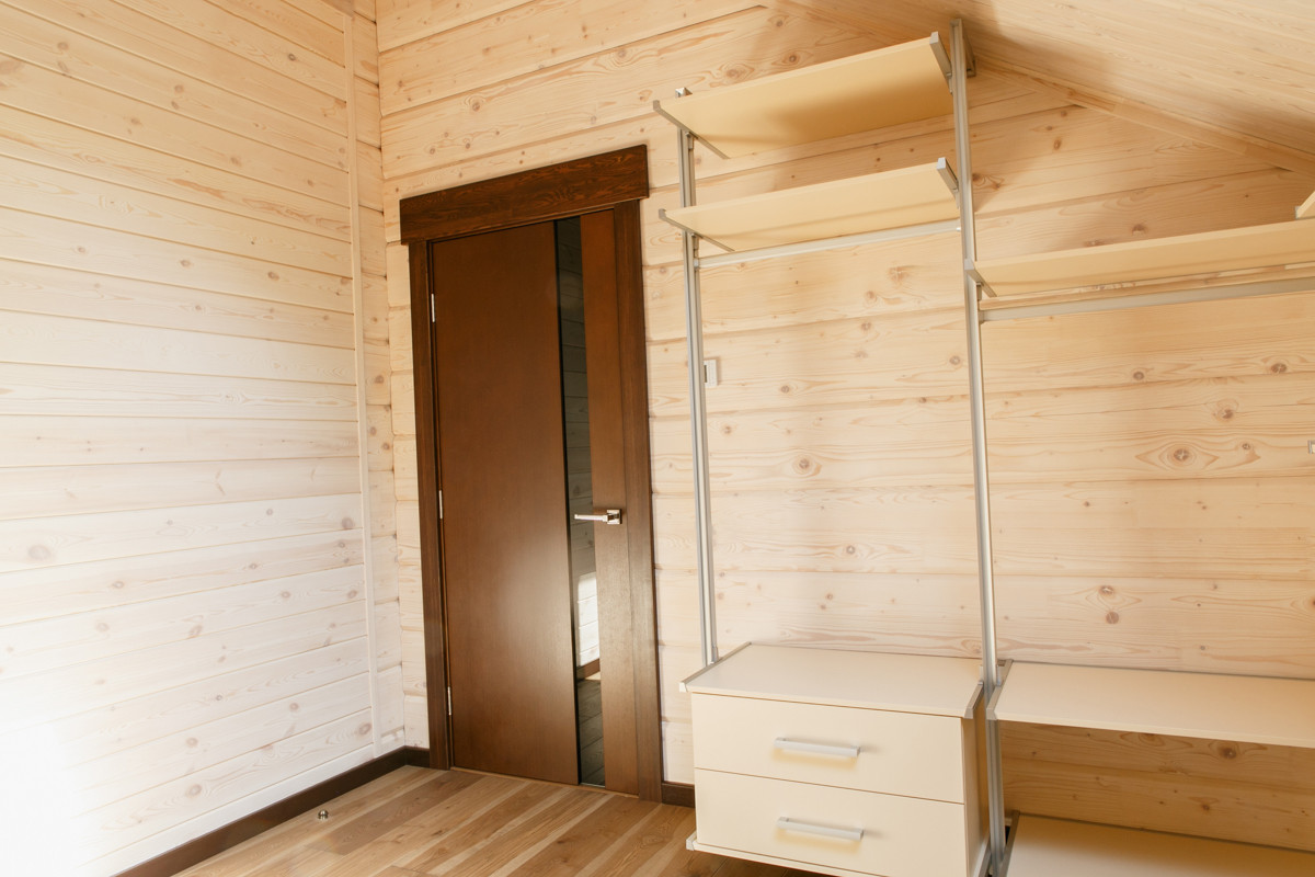 Интерьер дома из клееного бруса