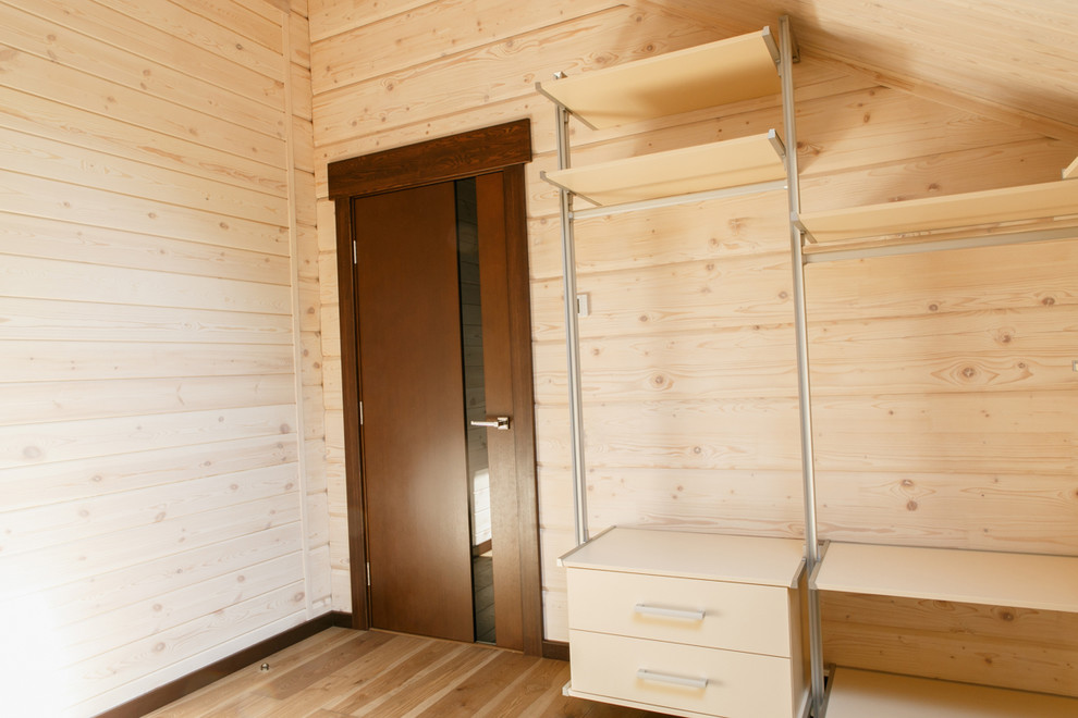 Интерьер дома из клееного бруса