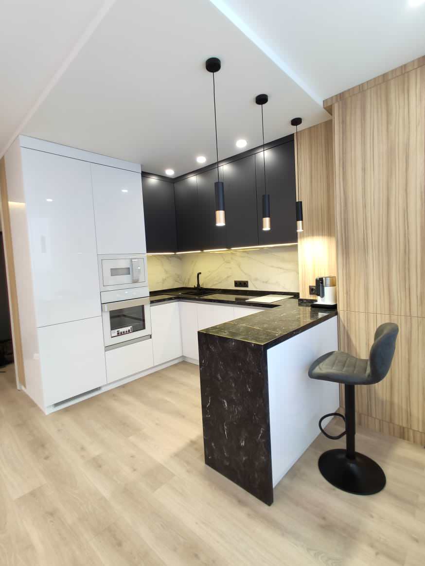 Современный стиль. Квартира 76 м2.