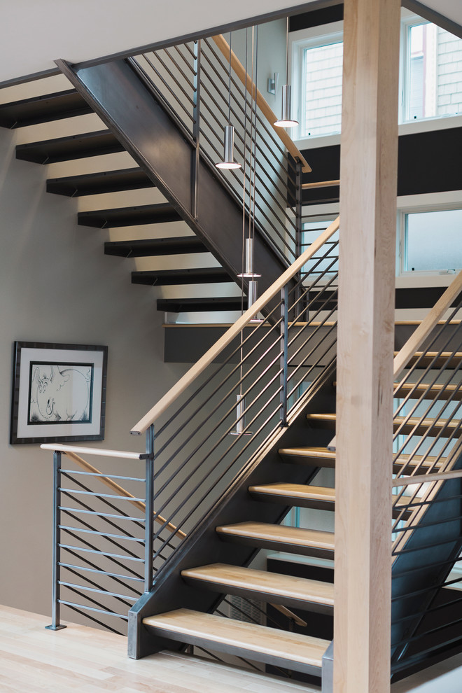 Open-Concept Home - Modern - Staircase - Indianapolis - by Houseworks