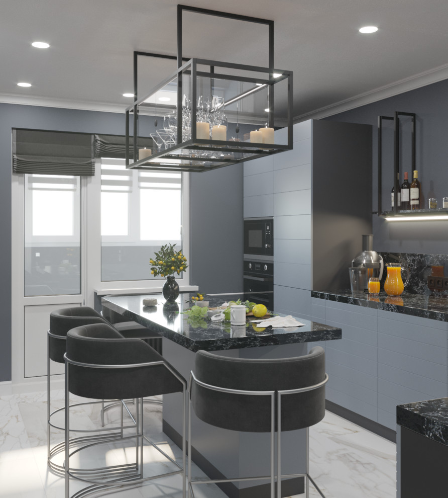 Квартира в стиле "Американская классика" (65 м2)