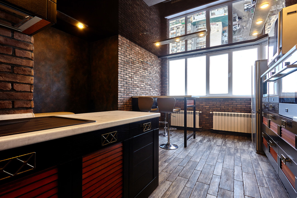 035 Квартира в темных тонах