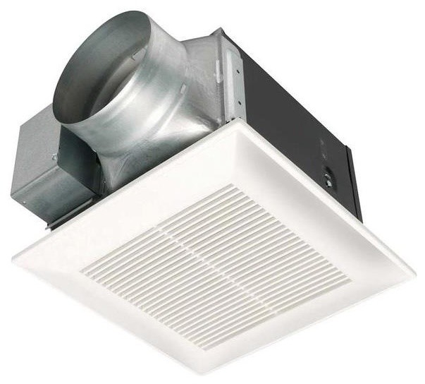 Panasonic 290 Cfm Ceiling Mount Bathroom Exhaust Fan White Fv