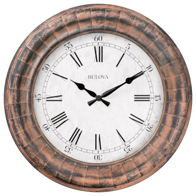 Bulova C 4876 Basset T Clock Rustic Wall Clocks by VirVentures