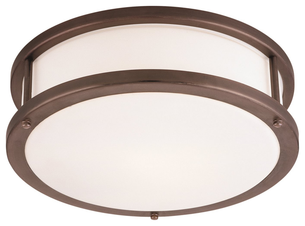Access Lighting Conga Flush Mount 50080BRZ/OPL, Bronze Transitional