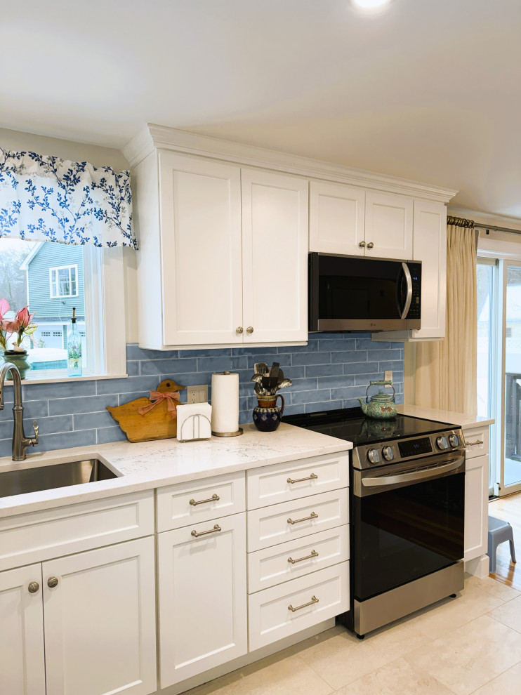 Balanced Blue Kitchen