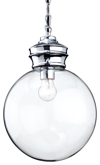 Omar Contemporary Glass Sphere Pendant