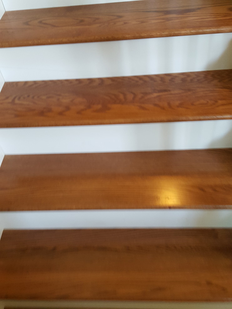 2 and 1/4 prefinished golden oak
