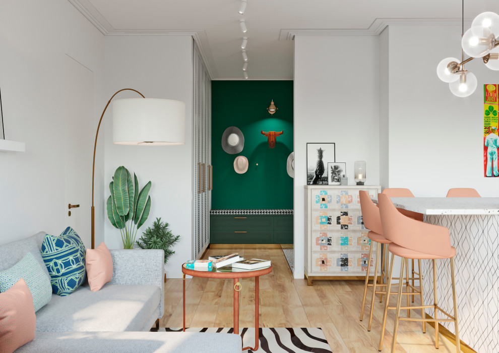 Дизайн-проект квартиры в Москве ЖК Пресненский Вал 14