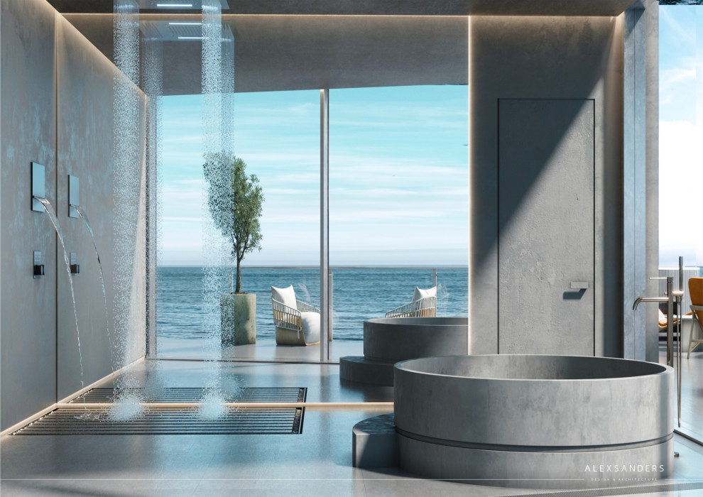 Визуализация интерьера Reef Residence, Сочи