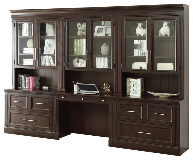Stanford Library Home Office Wall Light Vintage Style Cherry 5 Piece Set