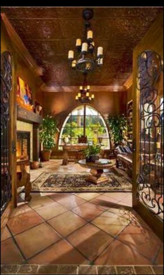 Inspiration for a country entryway in San Diego.